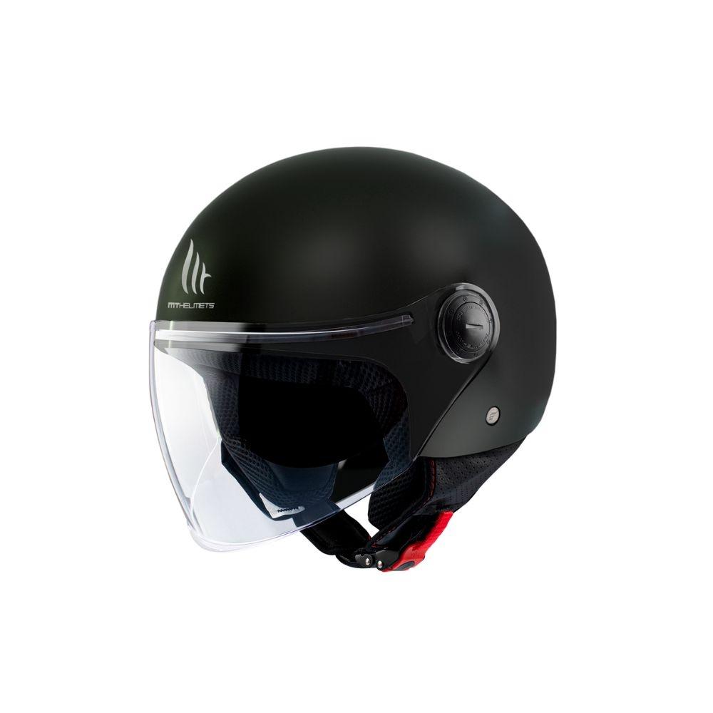 Casco Jet mt street s negro mate 22.06