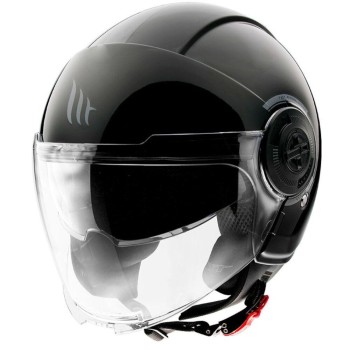 CASCO MT OF502SV VIALE SV SOLID A1 NEGRO BRILLO 22.06