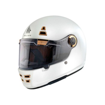 CASCO MT FF119 JARAMA SOLID A0 BLANCO PERLA 22.06