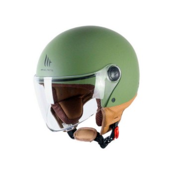 Casco mt street s 22.06 Verde mate