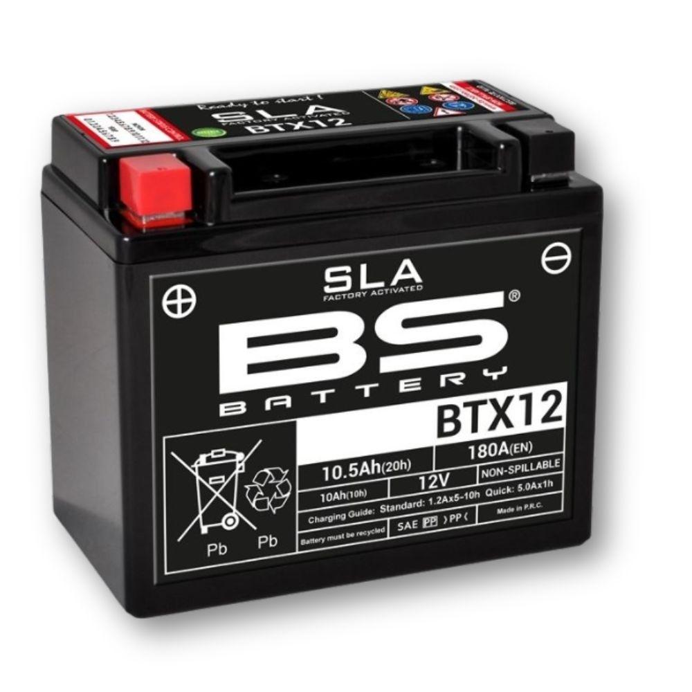 Batería BS Battery SLA BTX12 (FA) para Motos