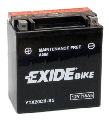 BATERÍA EXIDE YTX20CH-BS (YTX20A-BS)