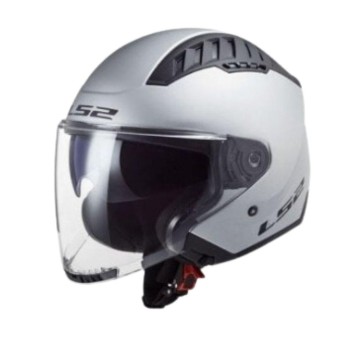 Casco LS2 OF600 Copter 2 Plata Mate ECE 22.06