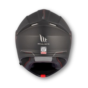 Casco Modular MT Fu935sv Genesis SV Solid A1 negro mate