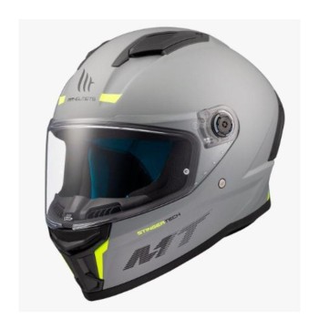 Casco Mt Ff126 Stinger 2 Solid A12 Gris Mate