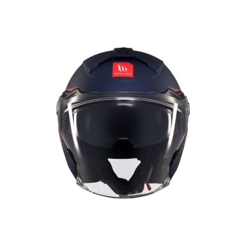 Casco Jet MT COSMO SV SOLID A7 AZUL MATE