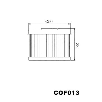 Filtro aceite Champion COF013 Honda TRX450 FM Foretrax Foreman S 03-04