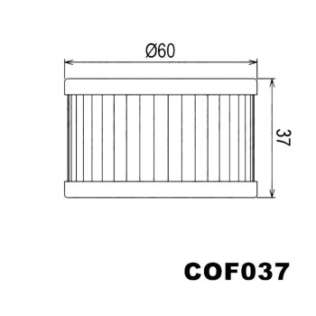 Filtro  Aceite Champion COF037 Suzuki DR 500 81-88