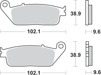 PASTILLA FRENO COMPETICION HONDA VFR 750 F