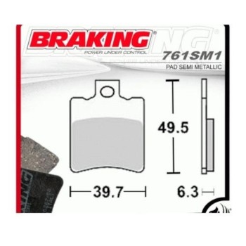 PASTILLA BRAKING 761SM1