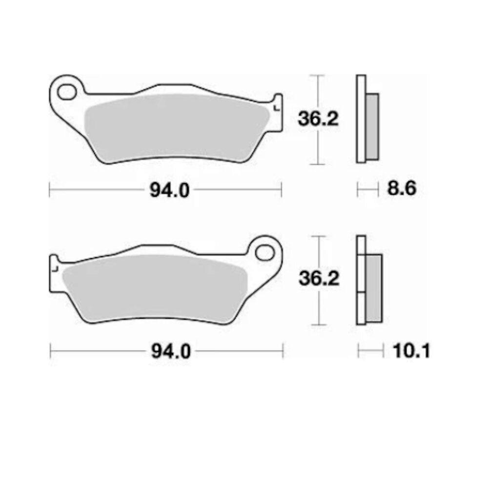 PASTILLA BRAKING 794CM56 SINTERED