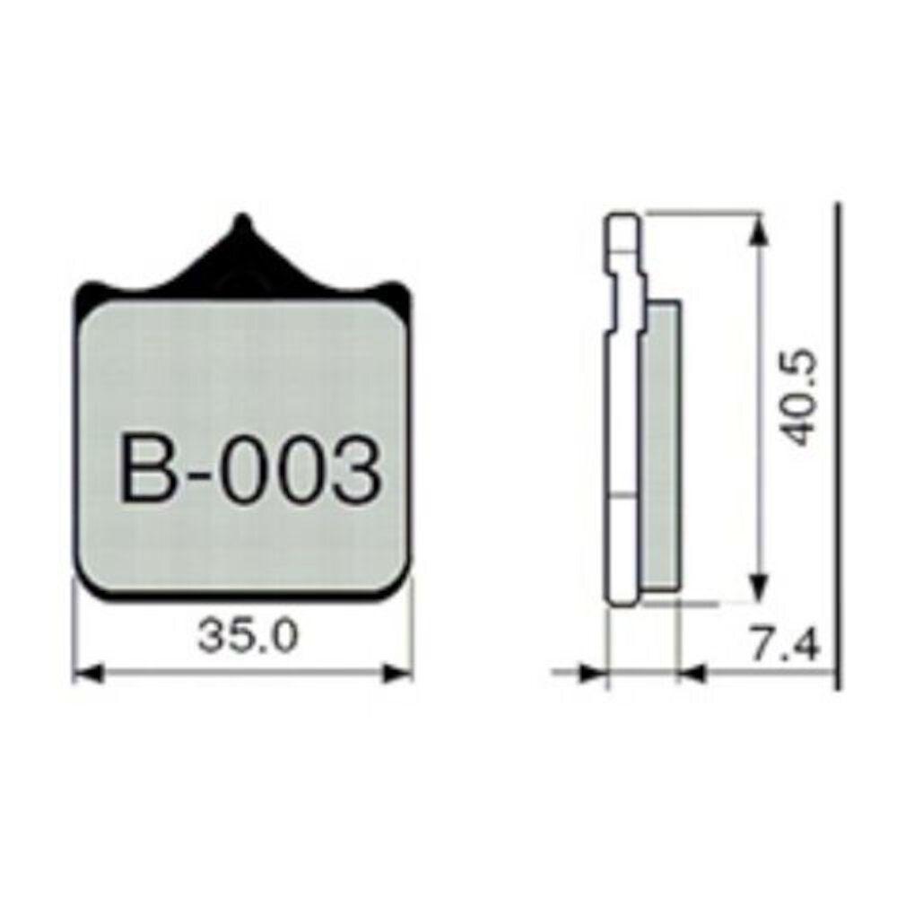 PASTILLAS FRENO ZCOO B003-EXC