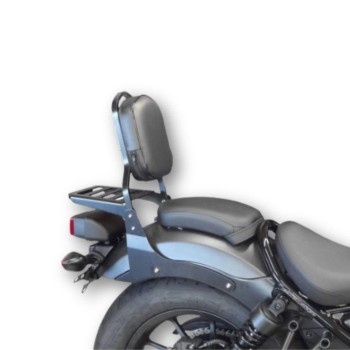 Fijaciones de Respaldo SPAAN S-1408B con Portaequipaje Honda Rebel Cmx 500 17-22