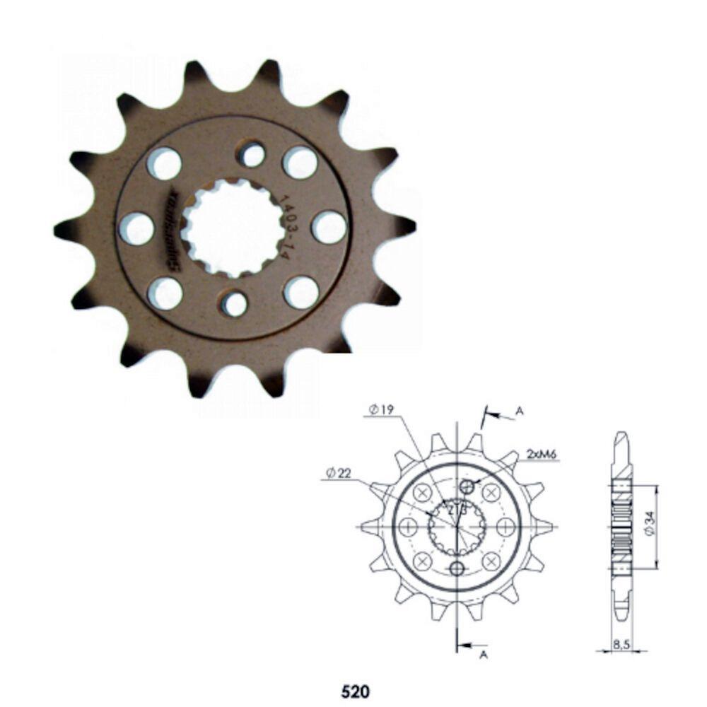 PIÑÓN SUPERSPROX KTM 520 X 14